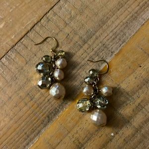 Shiny/sparkly dangly statement earrings